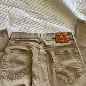 Men's Khaki Pants - Classic Straight Fit